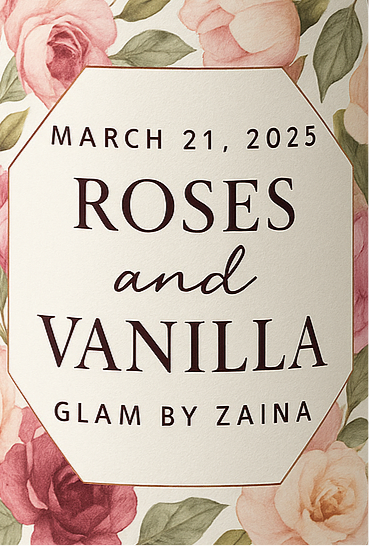 roses& vanilla 3 pieces collection عرض مجموعة ٣ قطع
