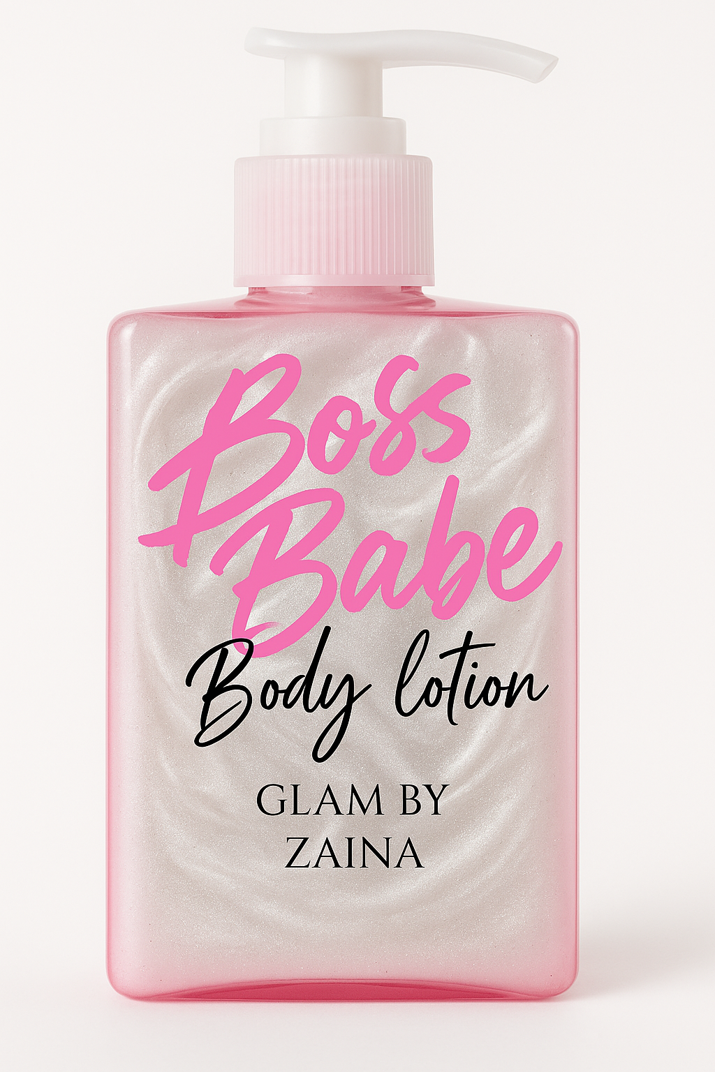 Shimmering body butter